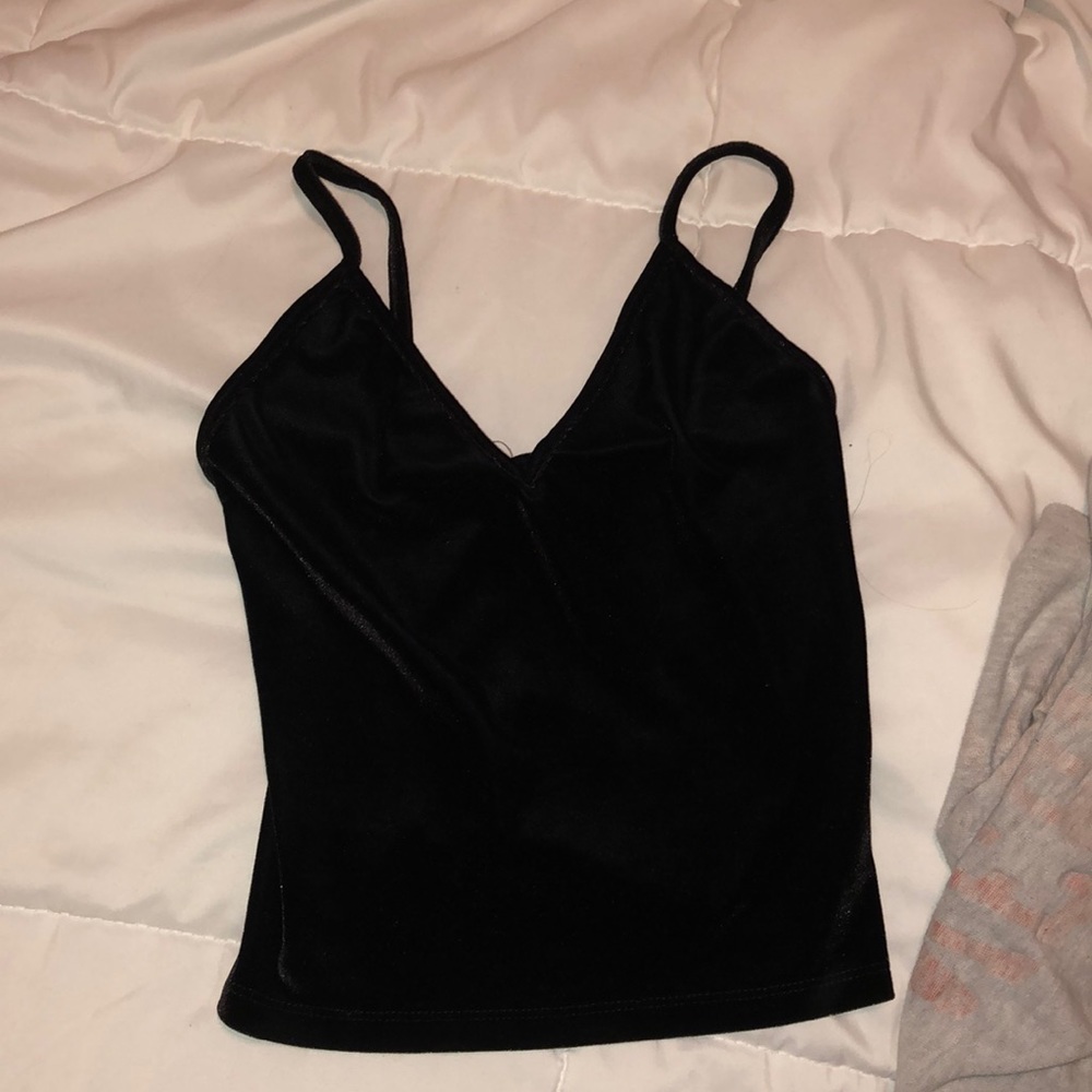 black velvet tank, brandy melville